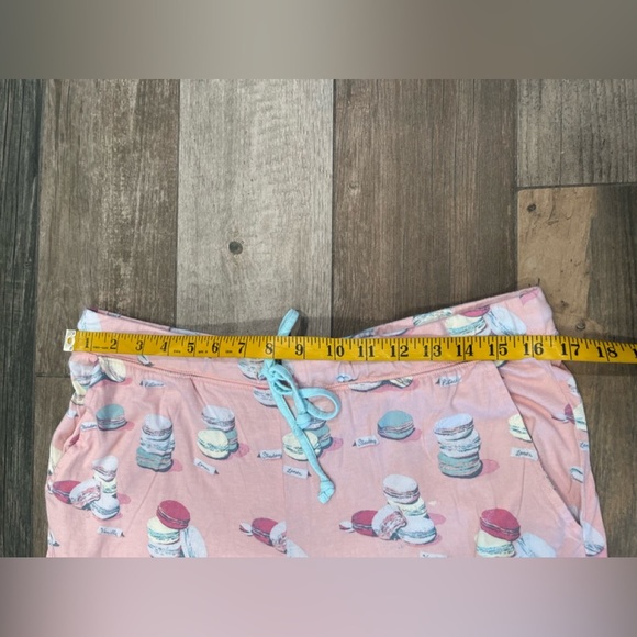 Munki Munki womens pj pants XL drawstring pink macaroon pajamas Lightweight - Picture 6 of 9